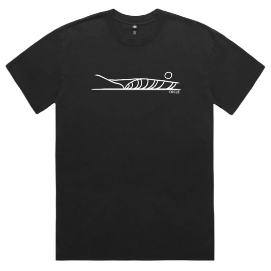 Wave heavy fade  tee