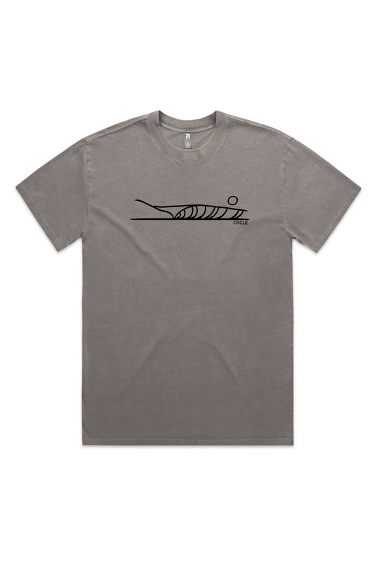 Wave heavy fade tee